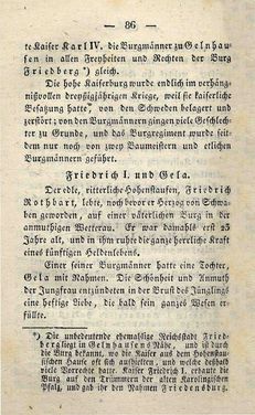 Bild der Seite - 86 - in Ruinen - oder Taschenbuch zur Geschichte verfallener Ritterburgen und Schlösser nebst ihren Sagen, Legenden und Mährchen, Band 2
