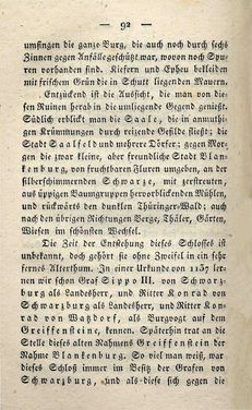 Bild der Seite - 92 - in Ruinen - oder Taschenbuch zur Geschichte verfallener Ritterburgen und Schlösser nebst ihren Sagen, Legenden und Mährchen, Band 2