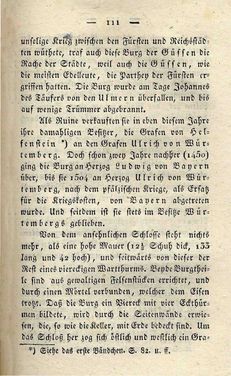 Bild der Seite - 111 - in Ruinen - oder Taschenbuch zur Geschichte verfallener Ritterburgen und Schlösser nebst ihren Sagen, Legenden und Mährchen, Band 2