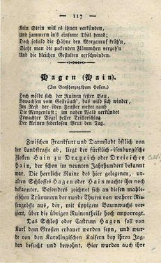 Bild der Seite - 117 - in Ruinen - oder Taschenbuch zur Geschichte verfallener Ritterburgen und Schlösser nebst ihren Sagen, Legenden und Mährchen, Band 2