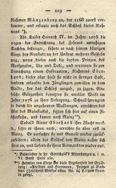 Bild der Seite - 119 - in Ruinen - oder Taschenbuch zur Geschichte verfallener Ritterburgen und Schlösser nebst ihren Sagen, Legenden und Mährchen, Band 2