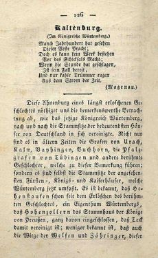 Image of the Page - 126 - in Ruinen - oder Taschenbuch zur Geschichte verfallener Ritterburgen und Schlösser nebst ihren Sagen, Legenden und Mährchen, Volume 2