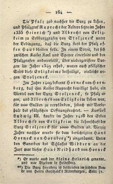 Bild der Seite - 164 - in Ruinen - oder Taschenbuch zur Geschichte verfallener Ritterburgen und Schlösser nebst ihren Sagen, Legenden und Mährchen, Band 2