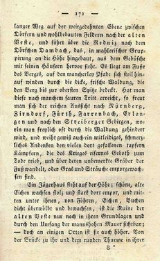 Bild der Seite - 171 - in Ruinen - oder Taschenbuch zur Geschichte verfallener Ritterburgen und Schlösser nebst ihren Sagen, Legenden und Mährchen, Band 2