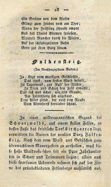 Image of the Page - 18 - in Ruinen - oder Taschenbuch zur Geschichte verfallener Ritterburgen und Schlösser nebst ihren Sagen, Legenden und Mährchen, Volume 3