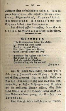Bild der Seite - 35 - in Ruinen - oder Taschenbuch zur Geschichte verfallener Ritterburgen und Schlösser nebst ihren Sagen, Legenden und Mährchen, Band 3