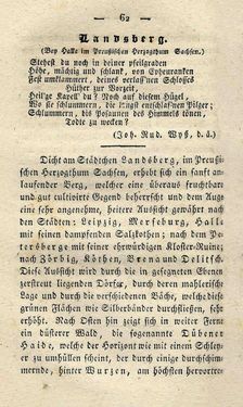 Bild der Seite - 62 - in Ruinen - oder Taschenbuch zur Geschichte verfallener Ritterburgen und Schlösser nebst ihren Sagen, Legenden und Mährchen, Band 3