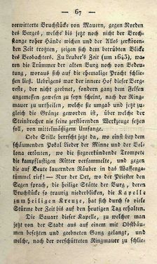 Image of the Page - 67 - in Ruinen - oder Taschenbuch zur Geschichte verfallener Ritterburgen und Schlösser nebst ihren Sagen, Legenden und Mährchen, Volume 3