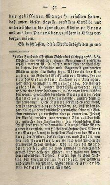 Bild der Seite - 71 - in Ruinen - oder Taschenbuch zur Geschichte verfallener Ritterburgen und Schlösser nebst ihren Sagen, Legenden und Mährchen, Band 3