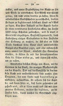 Bild der Seite - 72 - in Ruinen - oder Taschenbuch zur Geschichte verfallener Ritterburgen und Schlösser nebst ihren Sagen, Legenden und Mährchen, Band 3