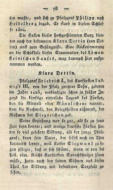 Bild der Seite - 78 - in Ruinen - oder Taschenbuch zur Geschichte verfallener Ritterburgen und Schlösser nebst ihren Sagen, Legenden und Mährchen, Band 3