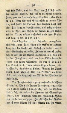 Bild der Seite - 98 - in Ruinen - oder Taschenbuch zur Geschichte verfallener Ritterburgen und Schlösser nebst ihren Sagen, Legenden und Mährchen, Band 3