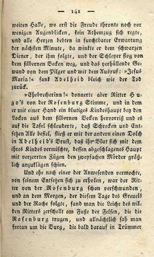 Bild der Seite - 141 - in Ruinen - oder Taschenbuch zur Geschichte verfallener Ritterburgen und Schlösser nebst ihren Sagen, Legenden und Mährchen, Band 3