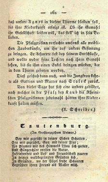 Image of the Page - 161 - in Ruinen - oder Taschenbuch zur Geschichte verfallener Ritterburgen und Schlösser nebst ihren Sagen, Legenden und Mährchen, Volume 3
