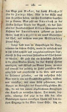 Image of the Page - 181 - in Ruinen - oder Taschenbuch zur Geschichte verfallener Ritterburgen und Schlösser nebst ihren Sagen, Legenden und Mährchen, Volume 3