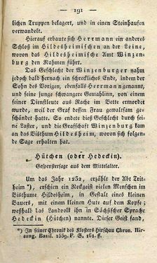 Bild der Seite - 191 - in Ruinen - oder Taschenbuch zur Geschichte verfallener Ritterburgen und Schlösser nebst ihren Sagen, Legenden und Mährchen, Band 3