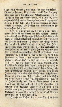 Bild der Seite - 14 - in Ruinen - oder Taschenbuch zur Geschichte verfallener Ritterburgen und Schlösser nebst ihren Sagen, Legenden und Mährchen, Band 4