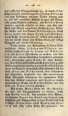 Bild der Seite - 15 - in Ruinen - oder Taschenbuch zur Geschichte verfallener Ritterburgen und Schlösser nebst ihren Sagen, Legenden und Mährchen, Band 4