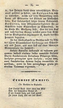 Image of the Page - 34 - in Ruinen - oder Taschenbuch zur Geschichte verfallener Ritterburgen und Schlösser nebst ihren Sagen, Legenden und Mährchen, Volume 4