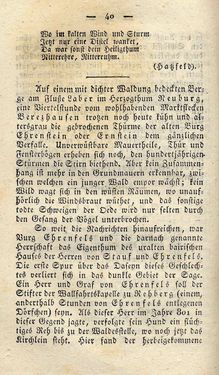 Image of the Page - 40 - in Ruinen - oder Taschenbuch zur Geschichte verfallener Ritterburgen und Schlösser nebst ihren Sagen, Legenden und Mährchen, Volume 4