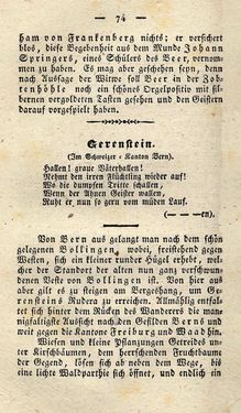 Image of the Page - 74 - in Ruinen - oder Taschenbuch zur Geschichte verfallener Ritterburgen und Schlösser nebst ihren Sagen, Legenden und Mährchen, Volume 4