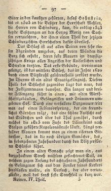 Bild der Seite - 97 - in Ruinen - oder Taschenbuch zur Geschichte verfallener Ritterburgen und Schlösser nebst ihren Sagen, Legenden und Mährchen, Band 4