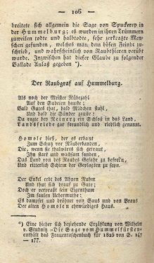 Bild der Seite - 106 - in Ruinen - oder Taschenbuch zur Geschichte verfallener Ritterburgen und Schlösser nebst ihren Sagen, Legenden und Mährchen, Band 4