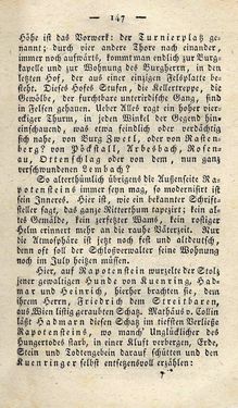 Bild der Seite - 147 - in Ruinen - oder Taschenbuch zur Geschichte verfallener Ritterburgen und Schlösser nebst ihren Sagen, Legenden und Mährchen, Band 4