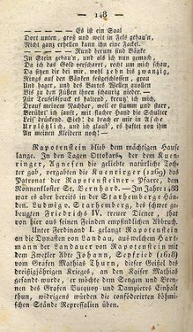 Bild der Seite - 148 - in Ruinen - oder Taschenbuch zur Geschichte verfallener Ritterburgen und Schlösser nebst ihren Sagen, Legenden und Mährchen, Band 4