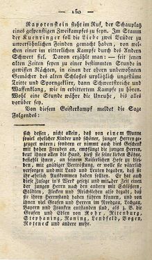 Bild der Seite - 150 - in Ruinen - oder Taschenbuch zur Geschichte verfallener Ritterburgen und Schlösser nebst ihren Sagen, Legenden und Mährchen, Band 4
