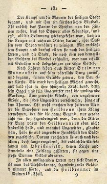Bild der Seite - 181 - in Ruinen - oder Taschenbuch zur Geschichte verfallener Ritterburgen und Schlösser nebst ihren Sagen, Legenden und Mährchen, Band 4