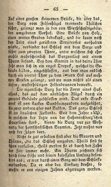 Bild der Seite - 65 - in Ruinen - oder Taschenbuch zur Geschichte verfallener Ritterburgen und Schlösser nebst ihren Sagen, Legenden und Mährchen, Band 5