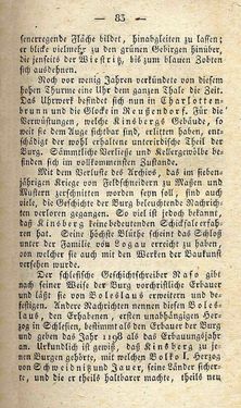 Bild der Seite - 83 - in Ruinen - oder Taschenbuch zur Geschichte verfallener Ritterburgen und Schlösser nebst ihren Sagen, Legenden und Mährchen, Band 5