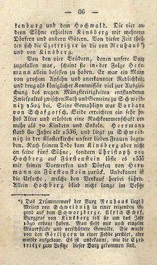 Bild der Seite - 86 - in Ruinen - oder Taschenbuch zur Geschichte verfallener Ritterburgen und Schlösser nebst ihren Sagen, Legenden und Mährchen, Band 5