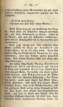 Bild der Seite - 89 - in Ruinen - oder Taschenbuch zur Geschichte verfallener Ritterburgen und Schlösser nebst ihren Sagen, Legenden und Mährchen, Band 5