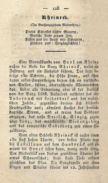 Bild der Seite - 128 - in Ruinen - oder Taschenbuch zur Geschichte verfallener Ritterburgen und Schlösser nebst ihren Sagen, Legenden und Mährchen, Band 5