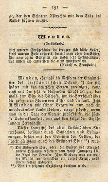 Bild der Seite - 191 - in Ruinen - oder Taschenbuch zur Geschichte verfallener Ritterburgen und Schlösser nebst ihren Sagen, Legenden und Mährchen, Band 5