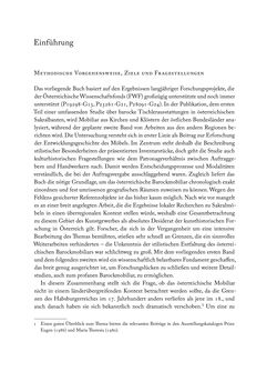 Bild der Seite - 15 - in Sakralmöbel aus Österreich - Von Tischlern und ihren Arbeiten im Zeitalter des Absolutismus, Band I: Östliche Landsteile