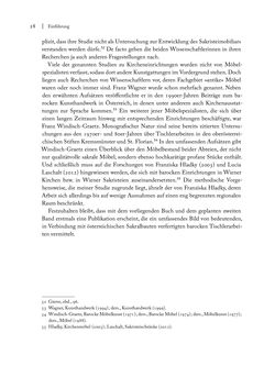 Image of the Page - 28 - in Sakralmöbel aus Österreich - Von Tischlern und ihren Arbeiten im Zeitalter des Absolutismus, Volume I: Östliche Landsteile