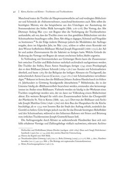 Bild der Seite - 42 - in Sakralmöbel aus Österreich - Von Tischlern und ihren Arbeiten im Zeitalter des Absolutismus, Band I: Östliche Landsteile