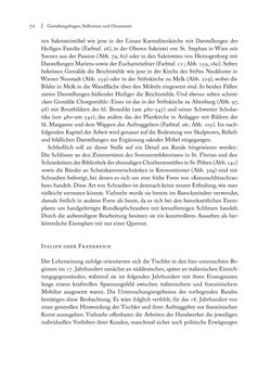 Image of the Page - 72 - in Sakralmöbel aus Österreich - Von Tischlern und ihren Arbeiten im Zeitalter des Absolutismus, Volume I: Östliche Landsteile