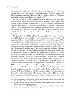 Image of the Page - 108 - in Sakralmöbel aus Österreich - Von Tischlern und ihren Arbeiten im Zeitalter des Absolutismus, Volume I: Östliche Landsteile