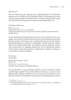 Bild der Seite - 141 - in Sakralmöbel aus Österreich - Von Tischlern und ihren Arbeiten im Zeitalter des Absolutismus, Band I: Östliche Landsteile
