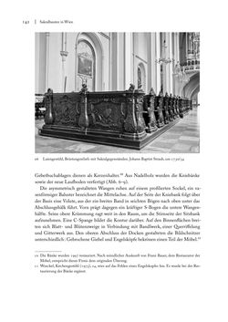 Bild der Seite - 142 - in Sakralmöbel aus Österreich - Von Tischlern und ihren Arbeiten im Zeitalter des Absolutismus, Band I: Östliche Landsteile