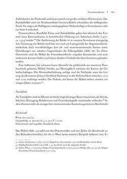 Image of the Page - 161 - in Sakralmöbel aus Österreich - Von Tischlern und ihren Arbeiten im Zeitalter des Absolutismus, Volume I: Östliche Landsteile