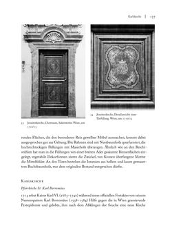 Bild der Seite - 177 - in Sakralmöbel aus Österreich - Von Tischlern und ihren Arbeiten im Zeitalter des Absolutismus, Band I: Östliche Landsteile