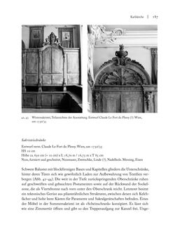 Bild der Seite - 187 - in Sakralmöbel aus Österreich - Von Tischlern und ihren Arbeiten im Zeitalter des Absolutismus, Band I: Östliche Landsteile