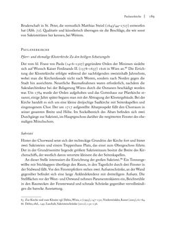 Image of the Page - 189 - in Sakralmöbel aus Österreich - Von Tischlern und ihren Arbeiten im Zeitalter des Absolutismus, Volume I: Östliche Landsteile