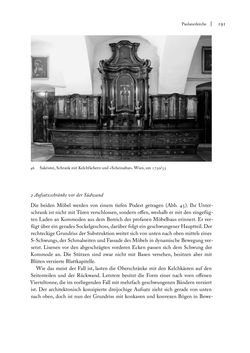 Image of the Page - 191 - in Sakralmöbel aus Österreich - Von Tischlern und ihren Arbeiten im Zeitalter des Absolutismus, Volume I: Östliche Landsteile