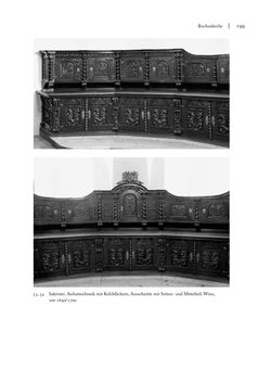 Image of the Page - 199 - in Sakralmöbel aus Österreich - Von Tischlern und ihren Arbeiten im Zeitalter des Absolutismus, Volume I: Östliche Landsteile